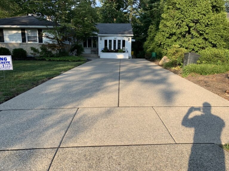 exposed aggregate driveway nj service